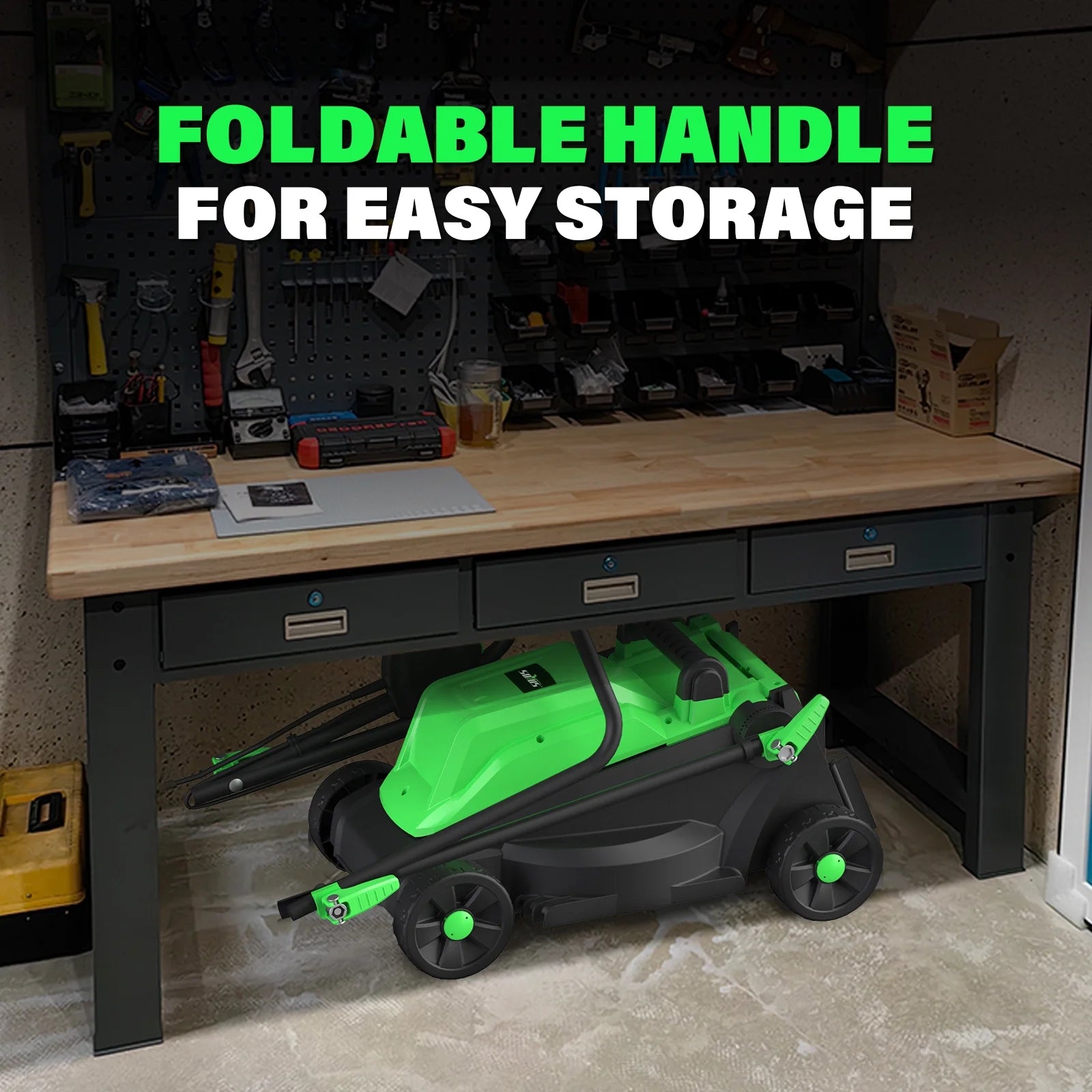 Shop electric lawn mowers for effortless mowing. Lightweight, foldable & eco-friendly with adjustable cutting heights. Perfect for small yards, gardens & backyards. Get a smooth cut every time.