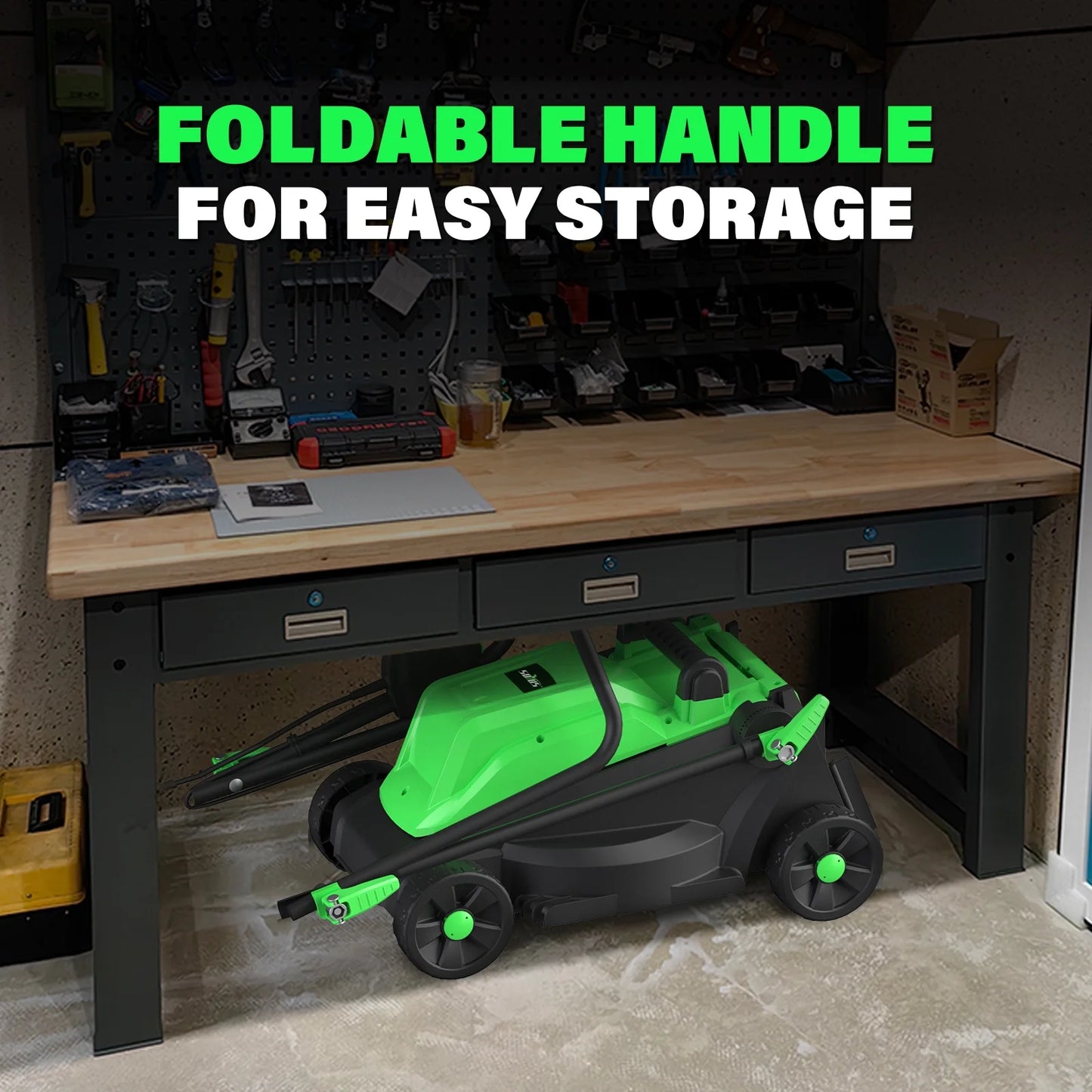 Shop electric lawn mowers for effortless mowing. Lightweight, foldable & eco-friendly with adjustable cutting heights. Perfect for small yards, gardens & backyards. Get a smooth cut every time.